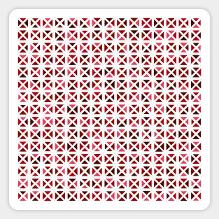 Rounded Triangle Pattern (Red) Magnet